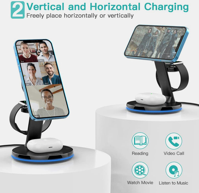 Weetla Magnetic Wireless Charger (05 3-in-1 stand)