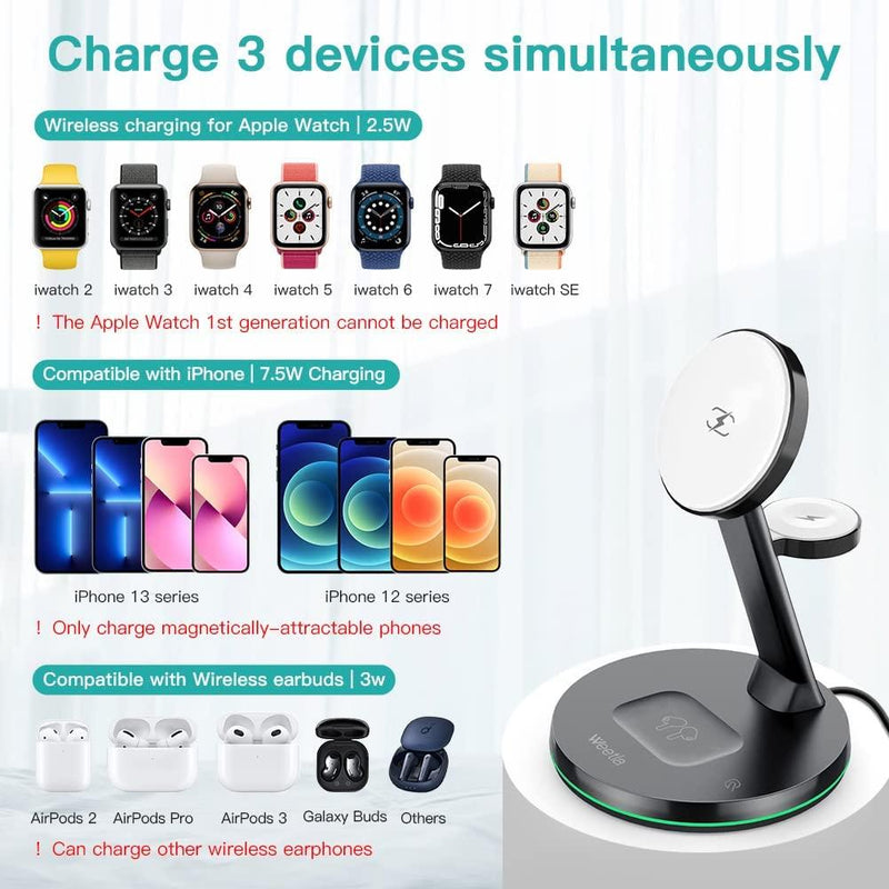 Weetla Magnetic Wireless Charger (05 3-in-1 stand)