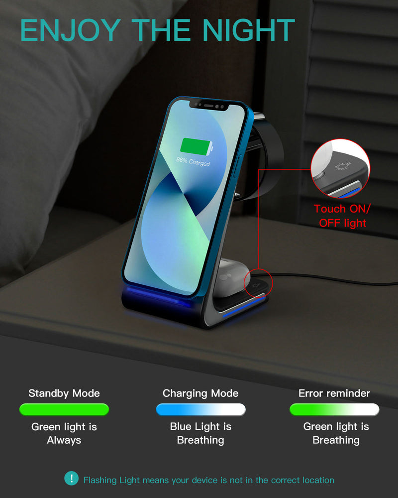 Weetla Wireless Charger (11 3-in-1 Stand)